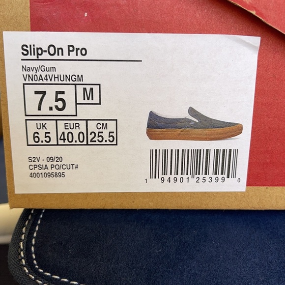 Vans Slip-On Pro Navy/Gum WMNS - Picture 16 of 16